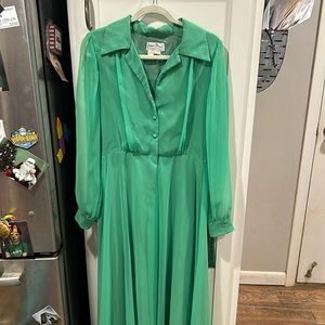 Vintage green dress